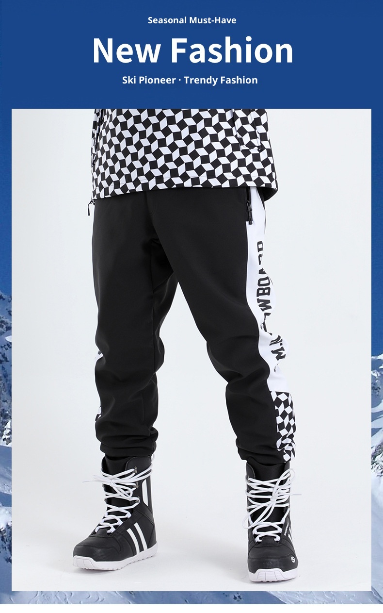 001 Pantaloni da snowboard aderenti da donna e caldi pantaloni da sci antivento impermeabili e resistenti all'usura da uomo_voghion.com