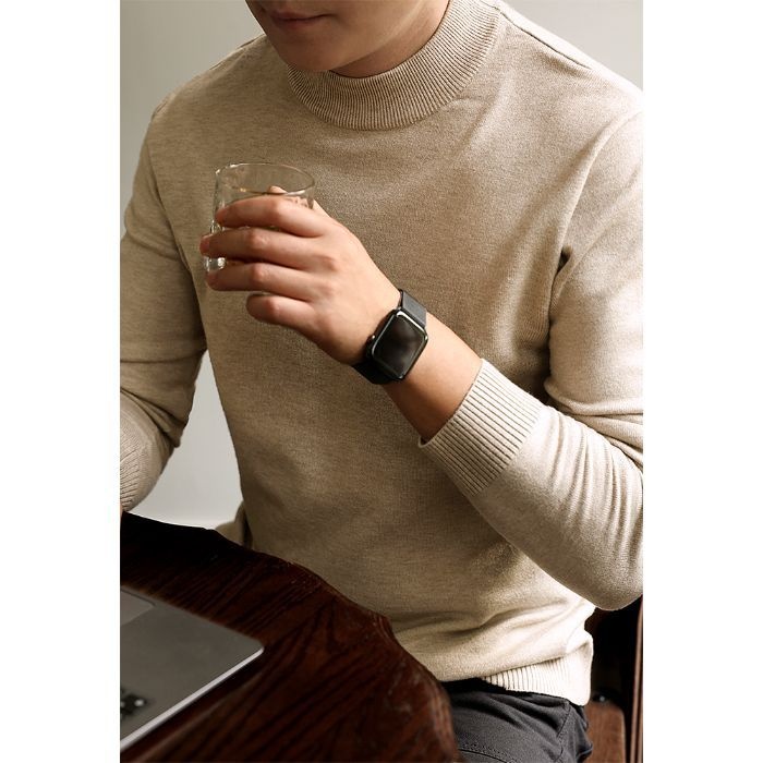 Jungen-Rollkragenpullover für Herren, Herbst/Winter 2025, warmes Innenfutter, mittelhoher Kragen, Langarm, maschinenwaschbar_voghion.com