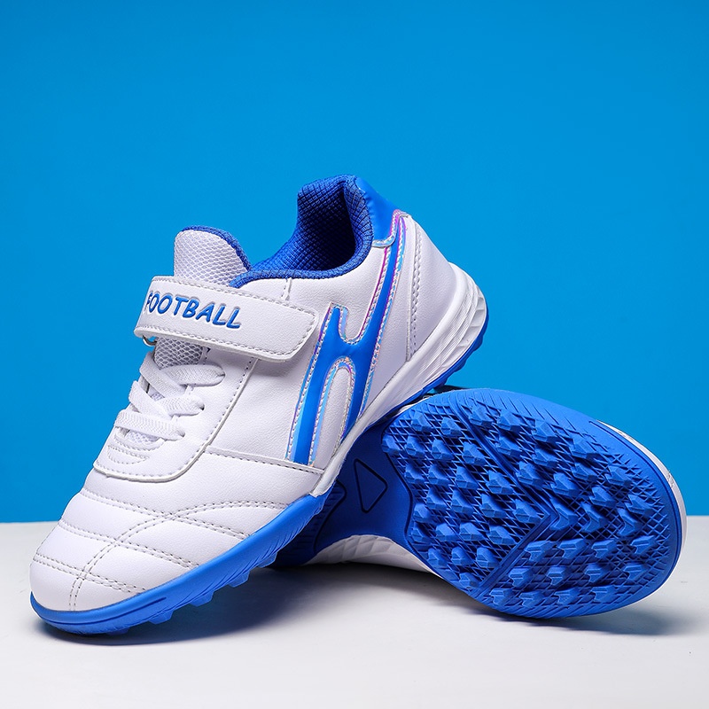 ShoeGlobe Children's Sports Soccer Shoes TF Cleats Training Boys Elementary School Professional Youth Girls Big Kids Sneakers_voghion.com