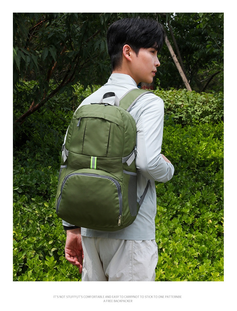 ActiveGo Outdoor Men's And Women's Ultra-light Sports Skin Foldable Backpack Mountaineering Waterproof Travel Large Capacity_voghion.com