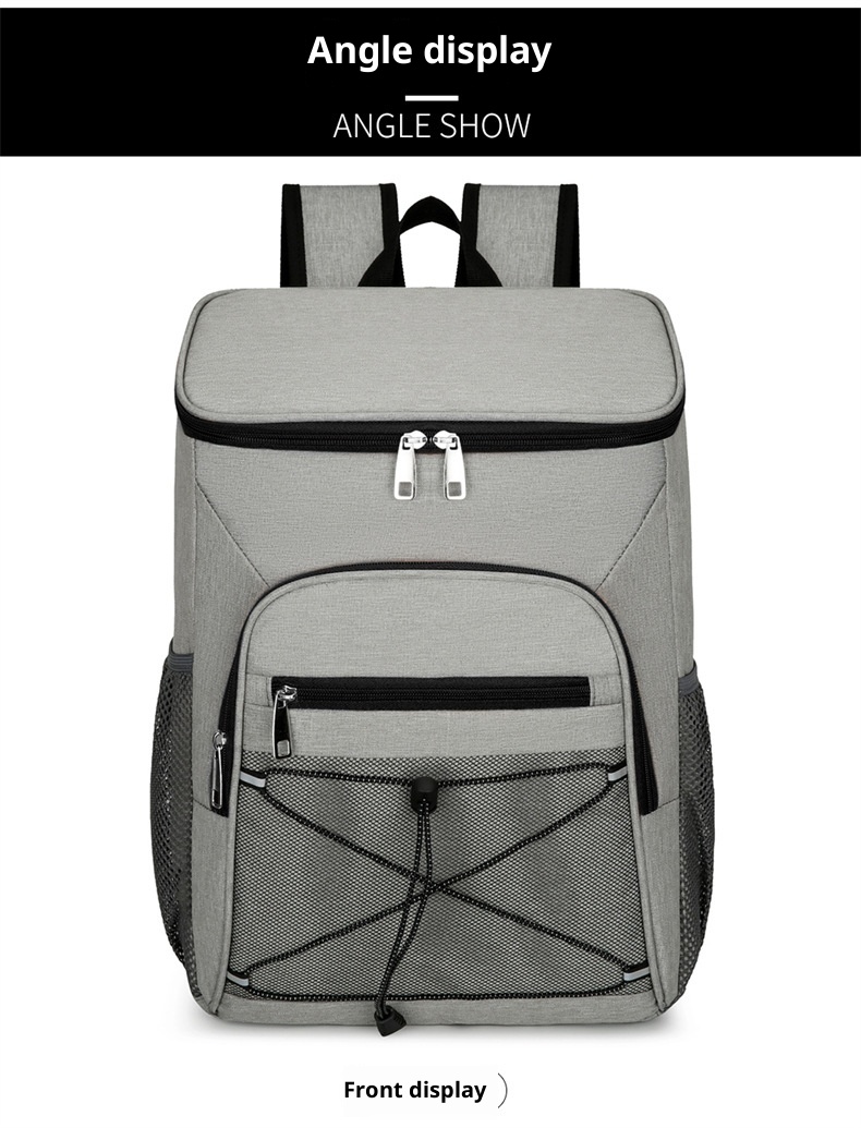 Zaino termico ActiveGo di grande capacità per conservare caldo e freddo, borsa da picnic per sport all'aria aperta e tempo libero, campeggio resistente all'acqua_voghion.com