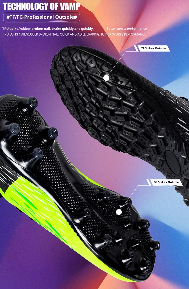 ShoeGlobe Autumn Binbin Bird Factory Direct Sales Long Spikes High Top Breathable Sports Training Shoes For Men And Women Football_voghion.com