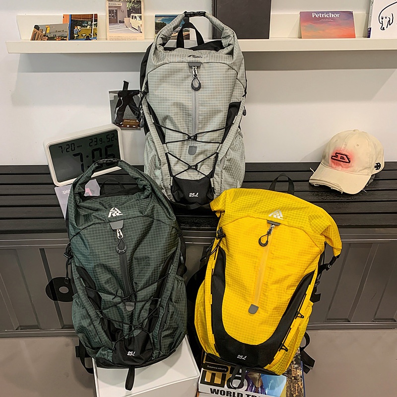 ActiveGo Mountain Style Outdoor Hiking Backpack For Women, Lightweight Large Capacity 25L Trekking Travel Backpack, Men's Student_voghion.com