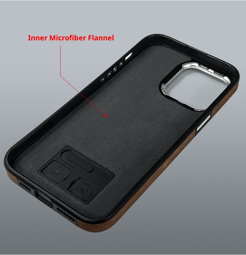 TechGlobe Compatible With Phone IPhone 14 Pro Holder Leather Case 16 Back Card 15 Max Shockproof_voghion.com