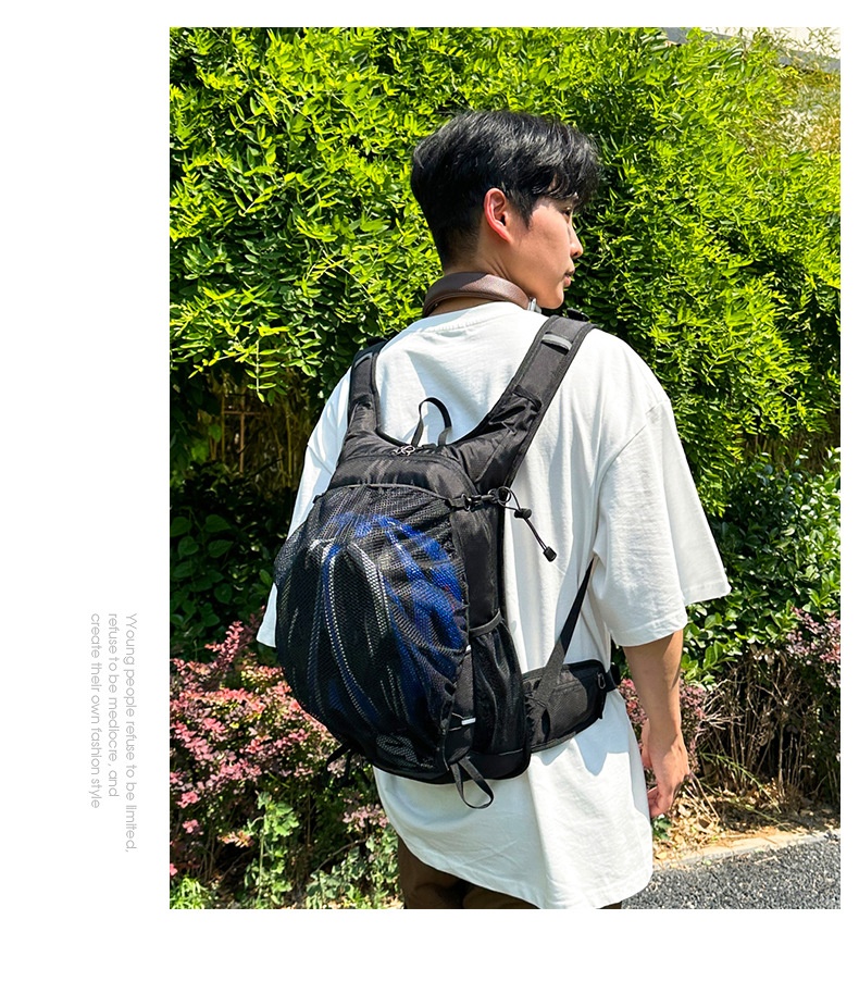 ActiveGo Outdoor Sports Hiking Casual Travel Large Capacity Men's Bag Simple Cycling Backpack Lightweight_voghion.com