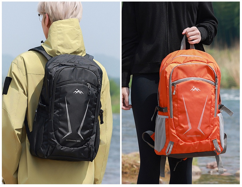 ActiveGo 40L Outdoor Lightweight Men's Hiking Large Capacity Can Hang Trekking Poles Cycling Bag Trail Running Backpack_voghion.com