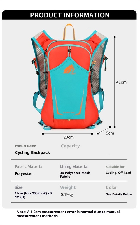 ActiveGo Outdoor Cycling Hydration Simple Large Capacity Breathable Hiking Sports Bag Lightweight Versatile Fashionable_voghion.com