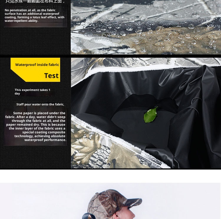 ActiveGo Foreign Trade Cross-Border Tactical Backpack For Men, Camouflage Leaf Pattern, Outdoor Hunting Large Capacity Hiking_voghion.com