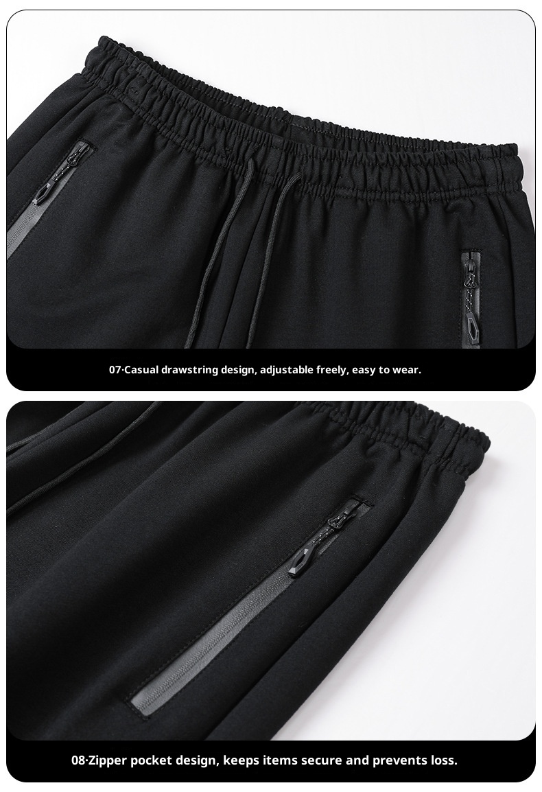 001 Trendiges Winter-Zweiteiler-Set, lässiger Sportanzug für Frühling und Herbst, Herren-Sweatshirt mit Rundhalsausschnitt_voghion.com