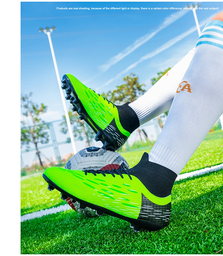 ShoeGlobe Autumn Binbin Bird Factory Direct Sales Long Spikes High Top Breathable Sports Training Shoes For Men And Women Football_voghion.com