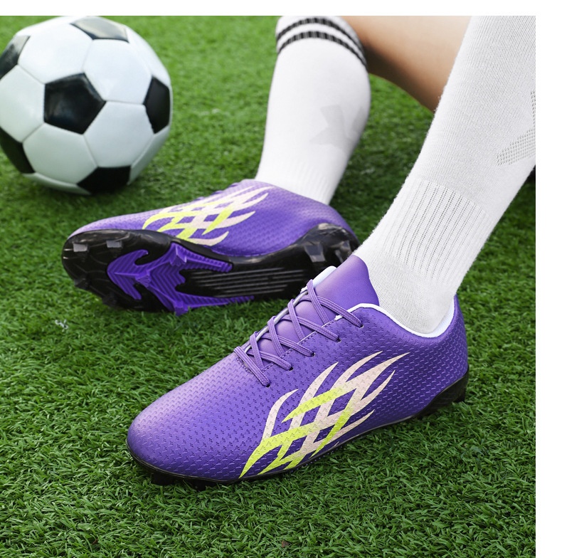ShoeGlobe Foreign Trade Fußballschuhe für Kinder und Jugendliche, Unisex-Sportschuhe mit kurzen Spikes für Schüler,_voghion.com