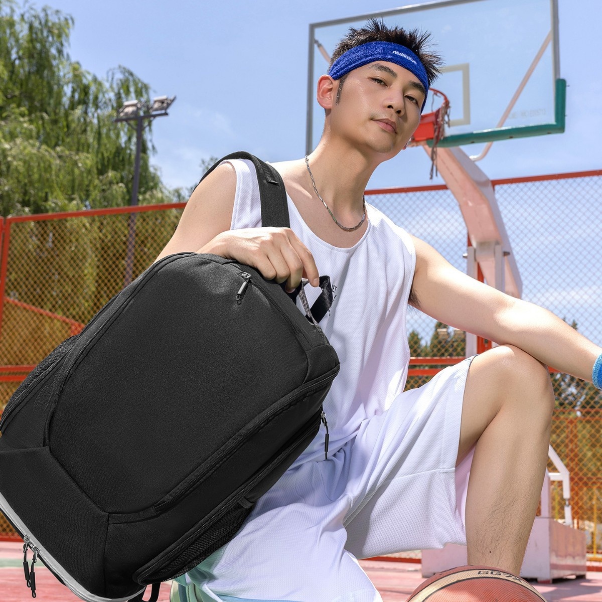 Borsa da palestra sportiva ActiveGo Advanced Training per uomo, resistente e di grande capacità, zaino da campeggio e trekking per donna_voghion.com