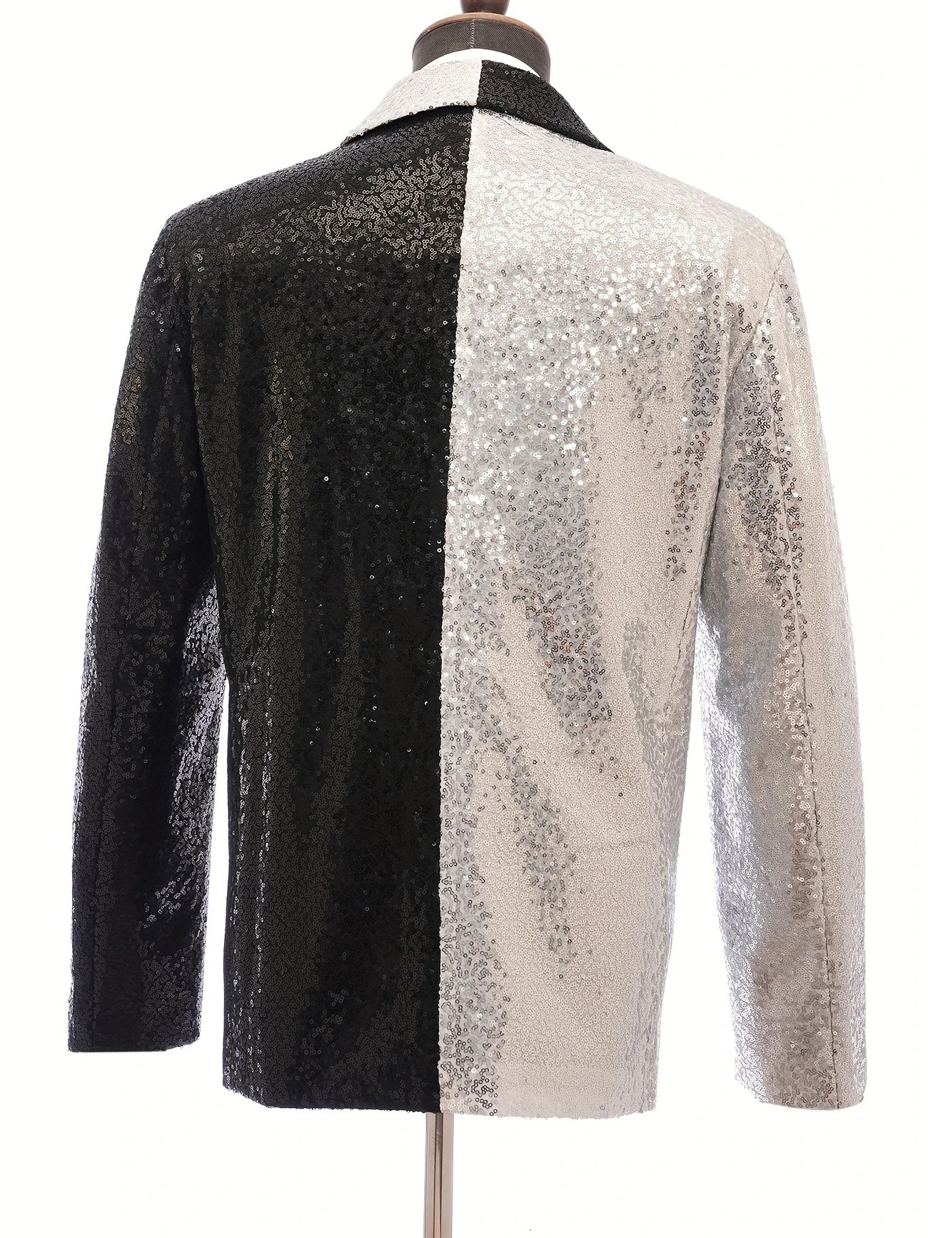 ragazzo ragazzo europeo e americano vestito da spettacolo reversibile con paillettes dorate coreano abito da discoteca uomo presentatore presentatore giacca da studio_voghion.com