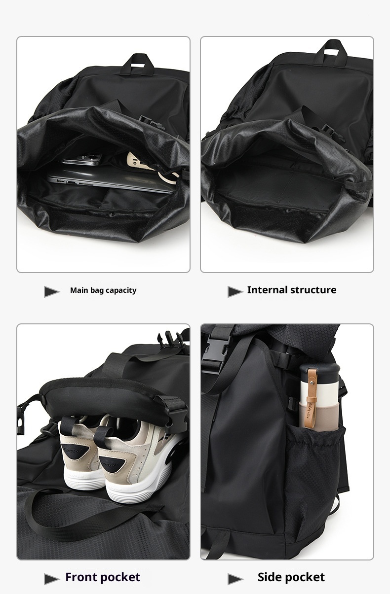 ActiveGo Men's Functional Travel Sports Outdoor Hiking Cycling Large Capacity Backpack For College Students Laptop School Bag_voghion.com