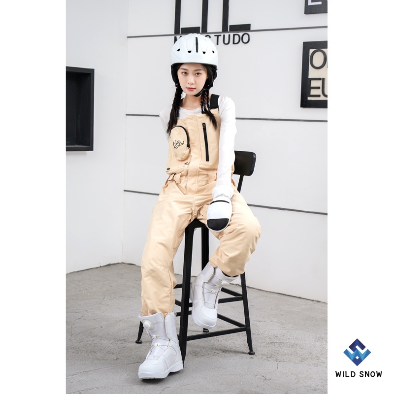 001 Cross-Border Source New Men's And Women's Workwear Personality Snowboard Windproof Waterproof Warm Breathable Ski Bib_voghion.com
