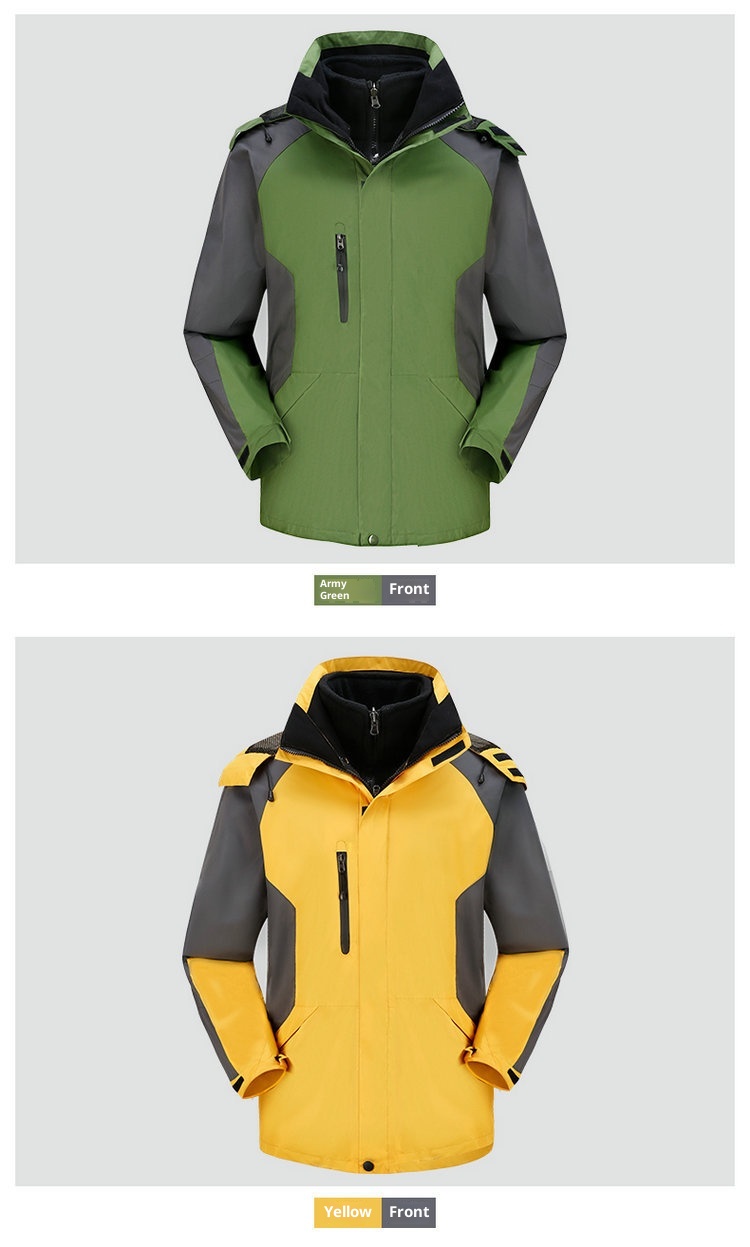 001 Großhandel Outdoor-Jacke und -Hose Zweiteiliger Herren-Skianzug aus dickem Fleece, Set für Damen_voghion.com