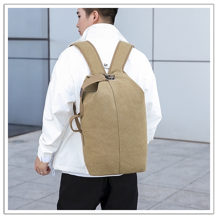 ActiveGo Rucksack Herren Canvas Bucket Bag Bergsteigen Outdoor Reisen Sport Multifunktional Gepäcktasche mit großem Fassungsvermögen Handgepäck_voghion.com