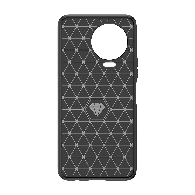 Funda protectora suave anticaídas cepillada TechGlobe para el teléfono Transsion Note12 2023 e Infinix Note12i_voghion.com