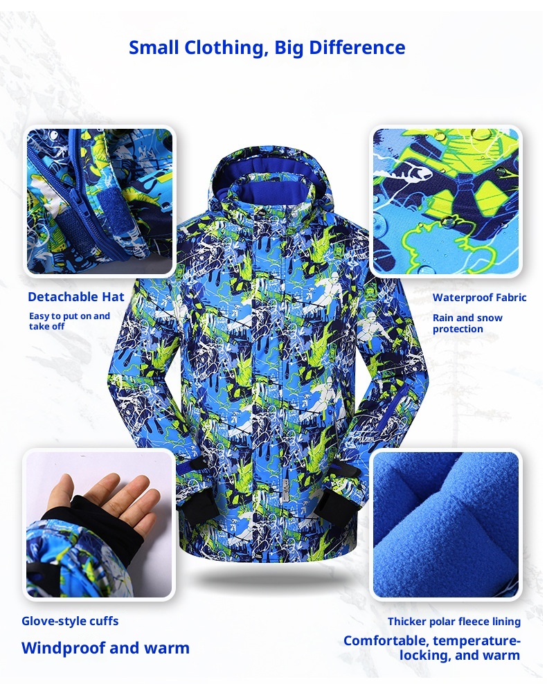 001 Nuovo set di giacca e pantaloni ispessiti per bambini PHIBEE Baby Elephant per e-commerce transfrontaliero_voghion.com