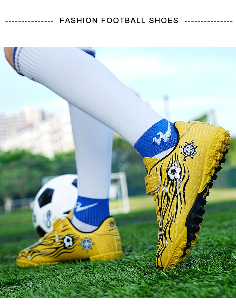 ShoeGlobe Cross-Border Children's Boys Girls Elementary School Kindergarten Parent-Child TF Turf Artificial Grass AG Cleats_voghion.com
