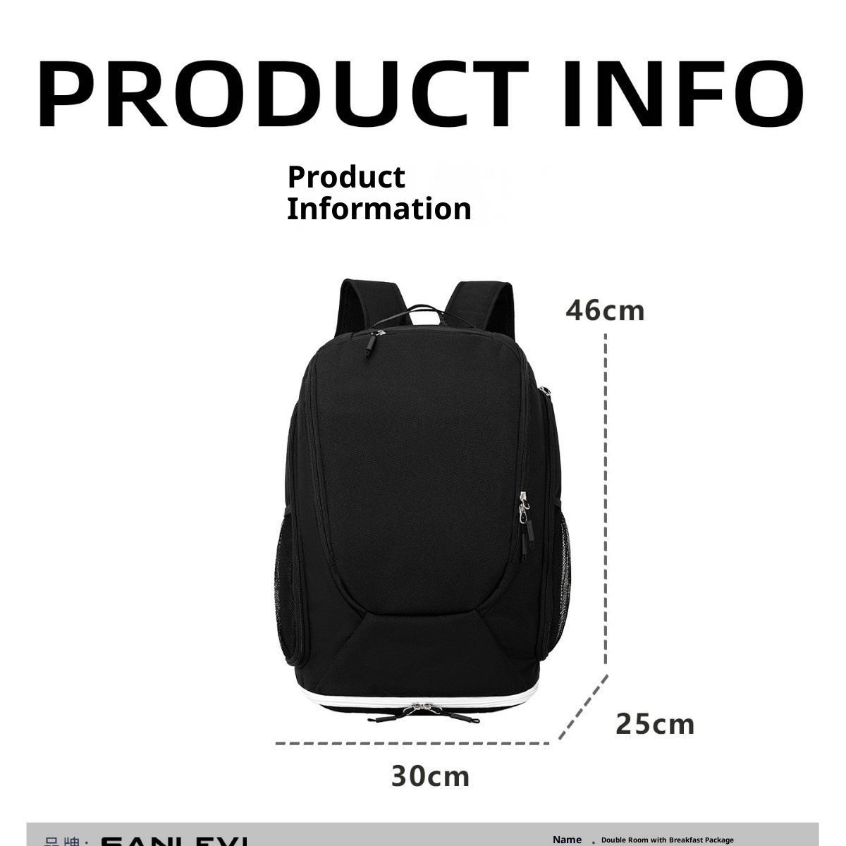 Borsa da palestra sportiva ActiveGo Advanced Training per uomo, resistente e di grande capacità, zaino da campeggio e trekking per donna_voghion.com