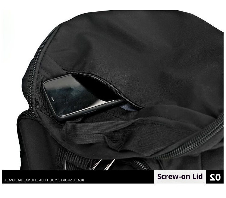 Sac à dos ActiveGo Travel grande capacité pour homme, idéal pour les courts voyages d'affaires. Bandoulière simple, porté à la main._voghion.com