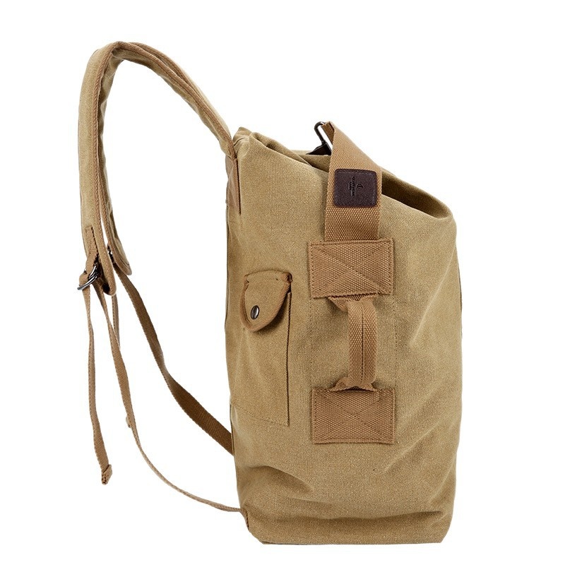 ActiveGo Rucksack Herren Canvas Bucket Bag Bergsteigen Outdoor Reisen Sport Multifunktional Gepäcktasche mit großem Fassungsvermögen Handgepäck_voghion.com