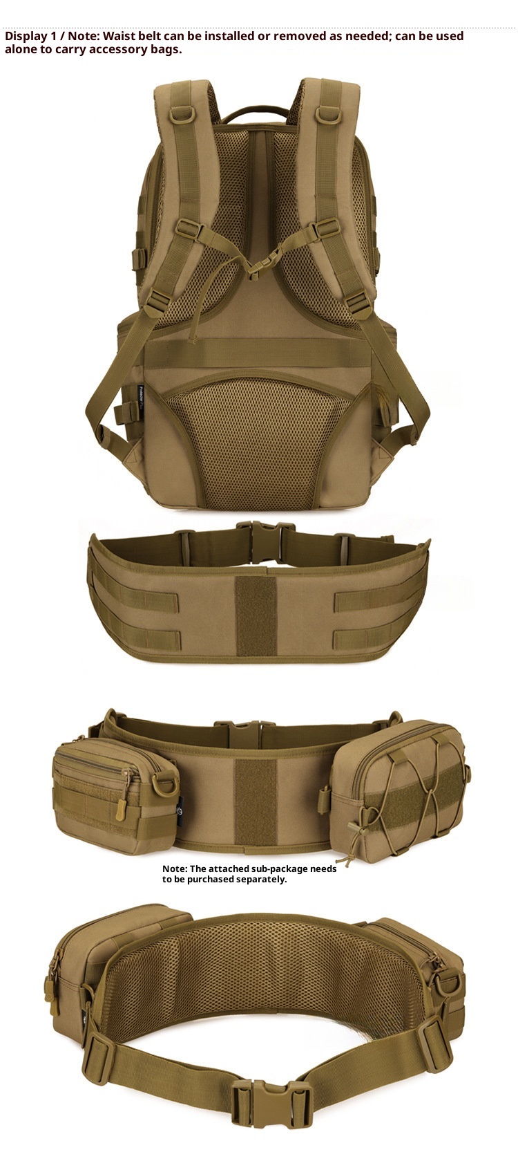 ActiveGo Pathfinder X9 Herren Doppelschulterrucksack Sport Reise Wandern Klettern Großer Fassungsvermögen Outdoor-Ausrüstung_voghion.com