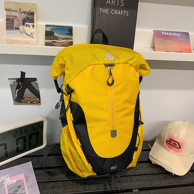 ActiveGo Mountain Style Outdoor Hiking Backpack For Women, Lightweight Large Capacity 25L Trekking Travel Backpack, Men's Student_voghion.com