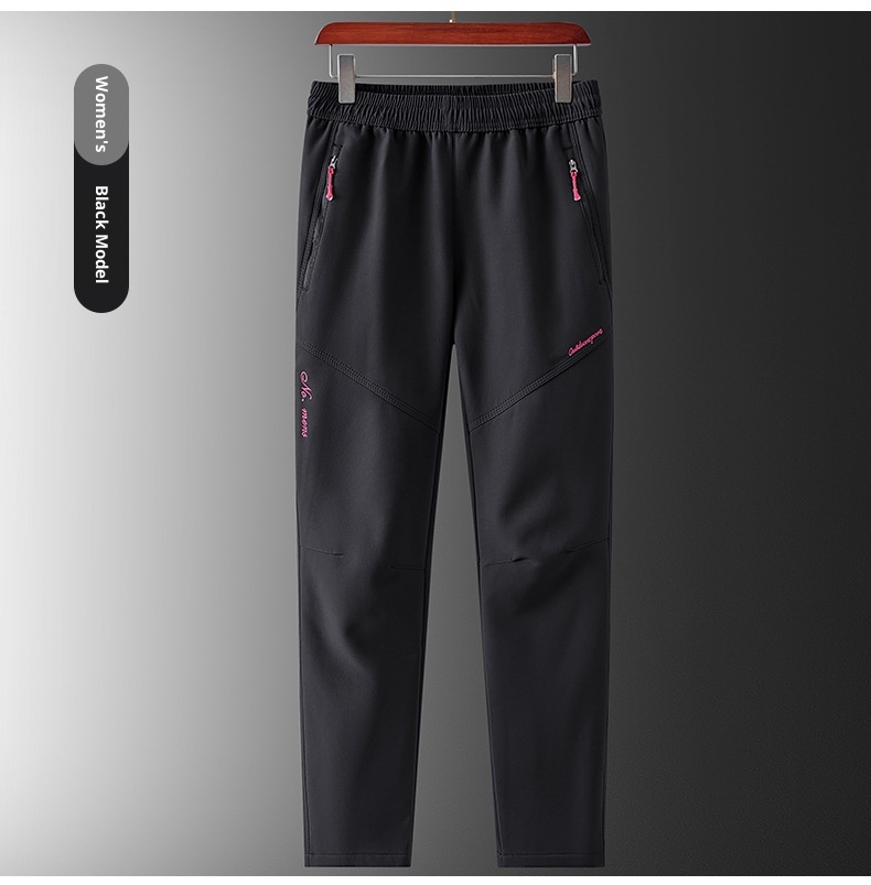 001 Men's Softshell Autumn Winter Lined Outdoor Windpr Waterpr Fleece Skiing Plus Size Warm Hiking Pants Women_voghion.com