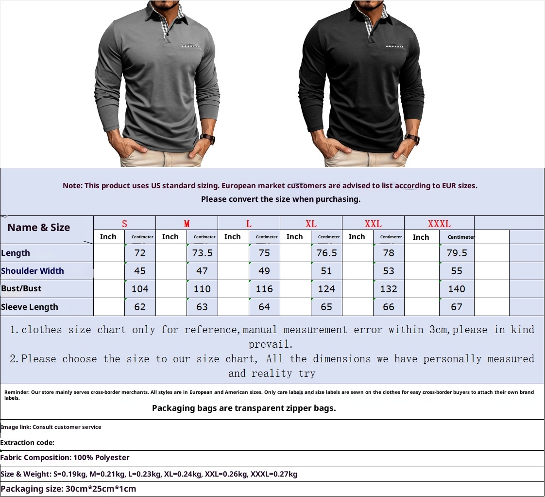 Camiseta polo transpirable y fresca para hombre, nueva colección otoño-invierno 2025, estilo europeo y americano, para comercio exterior._voghion.com