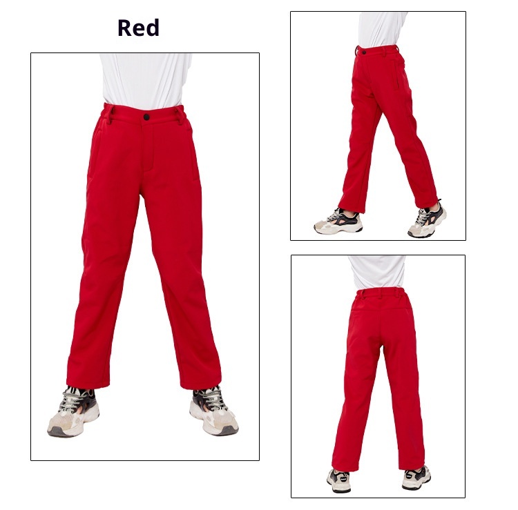 001 2023 Children's Softshell Boys And Girls Big Kids Autumn Winter Outdoor Sports Waterproof Windproof Fleece Lined Warm_voghion.com