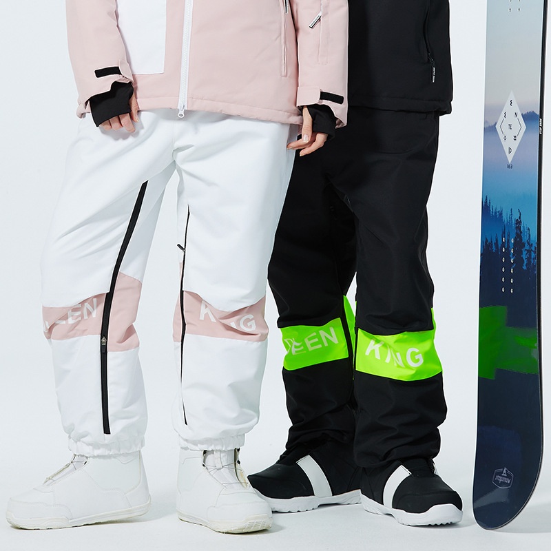 001 Męskie damskie spodnie snowboardowe i zimowe outdoorowe wiatroodporne wodoodporne ciepłe spodnie narciarskie nowy model_voghion.com