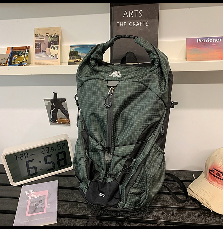 ActiveGo Mountain Style Outdoor Hiking Backpack For Women, Lightweight Large Capacity 25L Trekking Travel Backpack, Men's Student_voghion.com