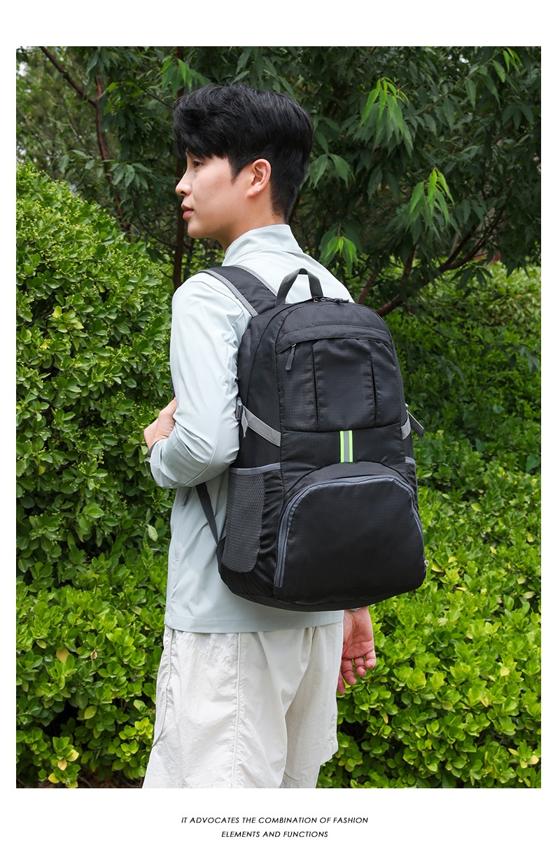 ActiveGo Outdoor Men's And Women's Ultra-light Sports Skin Foldable Backpack Mountaineering Waterproof Travel Large Capacity_voghion.com