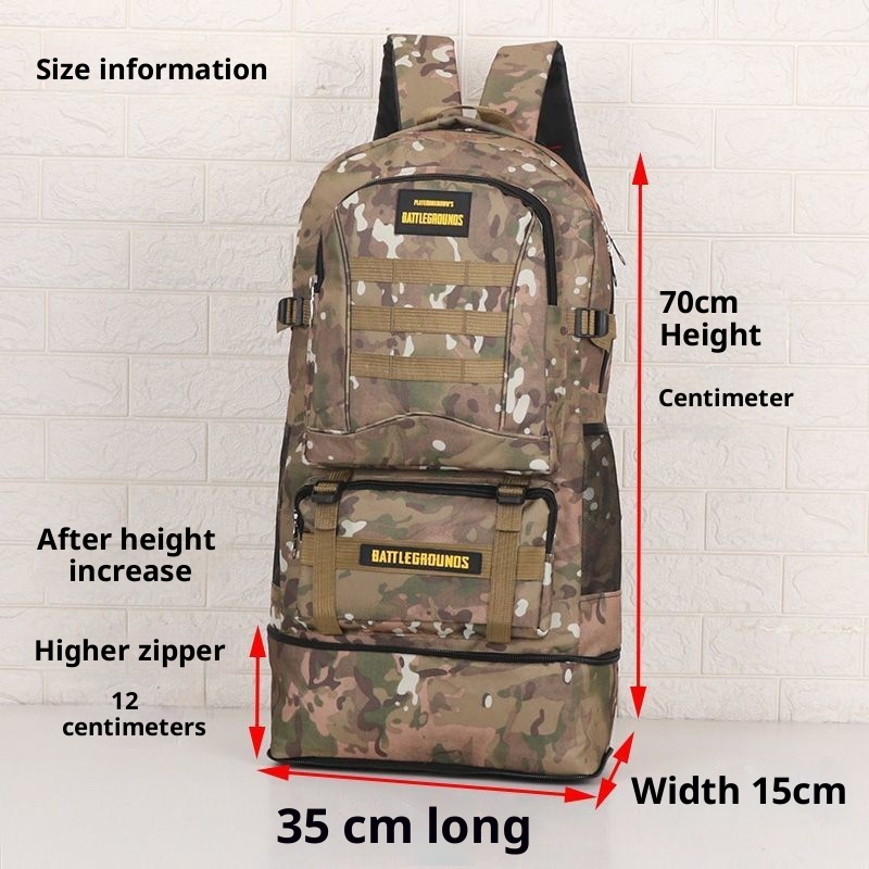 ActiveGo Outdoor 120L Camouflage Hiking per uomo, capacità extra large, viaggio, sport, Bapa, bagaglio per pendolarismo e ritorno_voghion.com