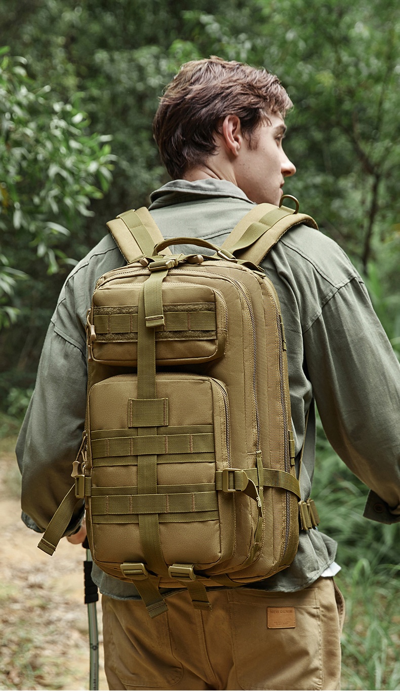 Zaino tattico ActiveGo, grande capacità, multifunzionale, per sport all'aria aperta, da viaggio, alpinismo, da uomo, portatile_voghion.com