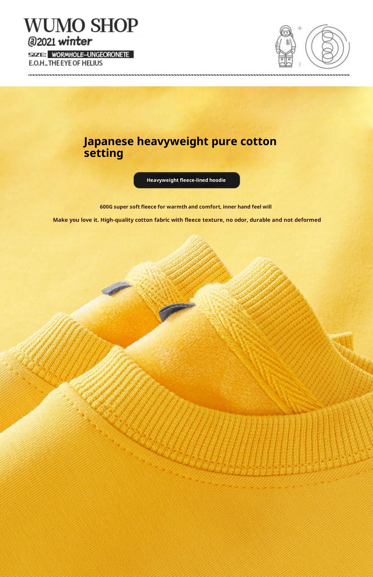 Felpa girocollo spessa con fodera in pile pesante da 600 g di alta qualità, personalizzata, abbigliamento da lavoro, rossa, riunione annuale_voghion.com