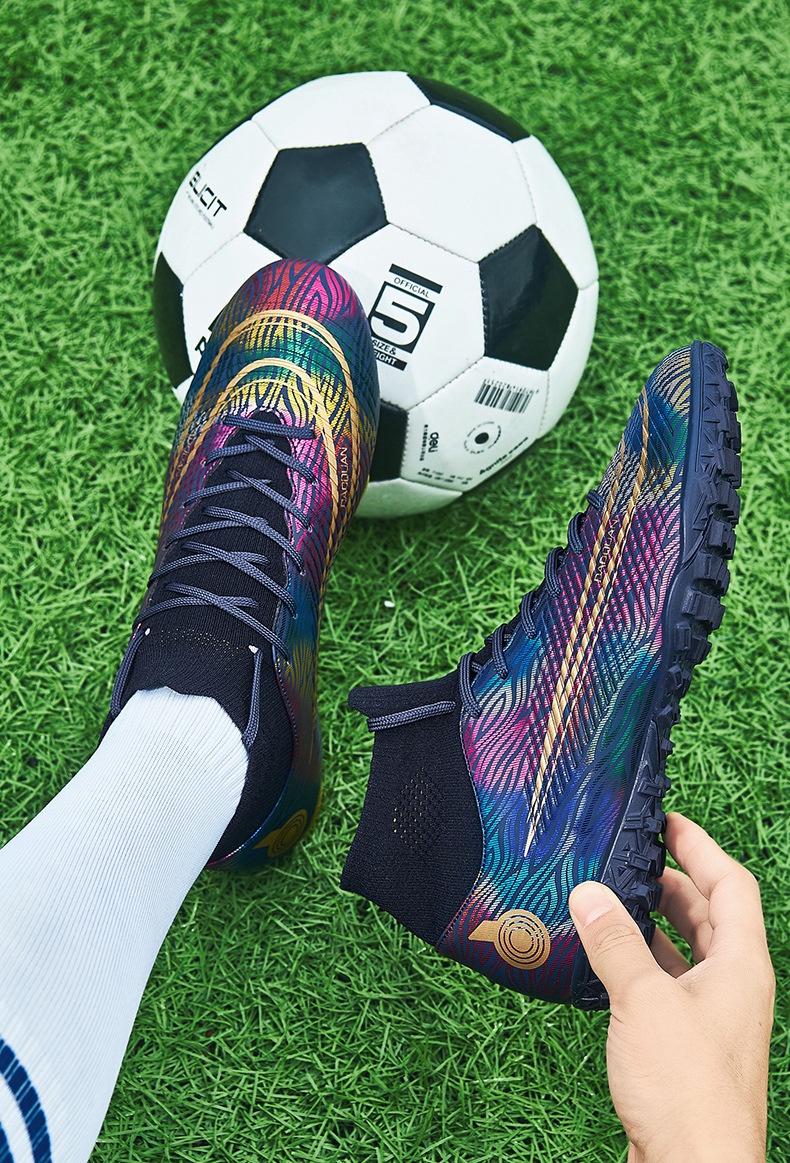 ShoeGlobe Cross-Border Wholesale New Football For Men And Women Students AG Long Cristiano Ronaldo Messi TF Broken Spikes_voghion.com