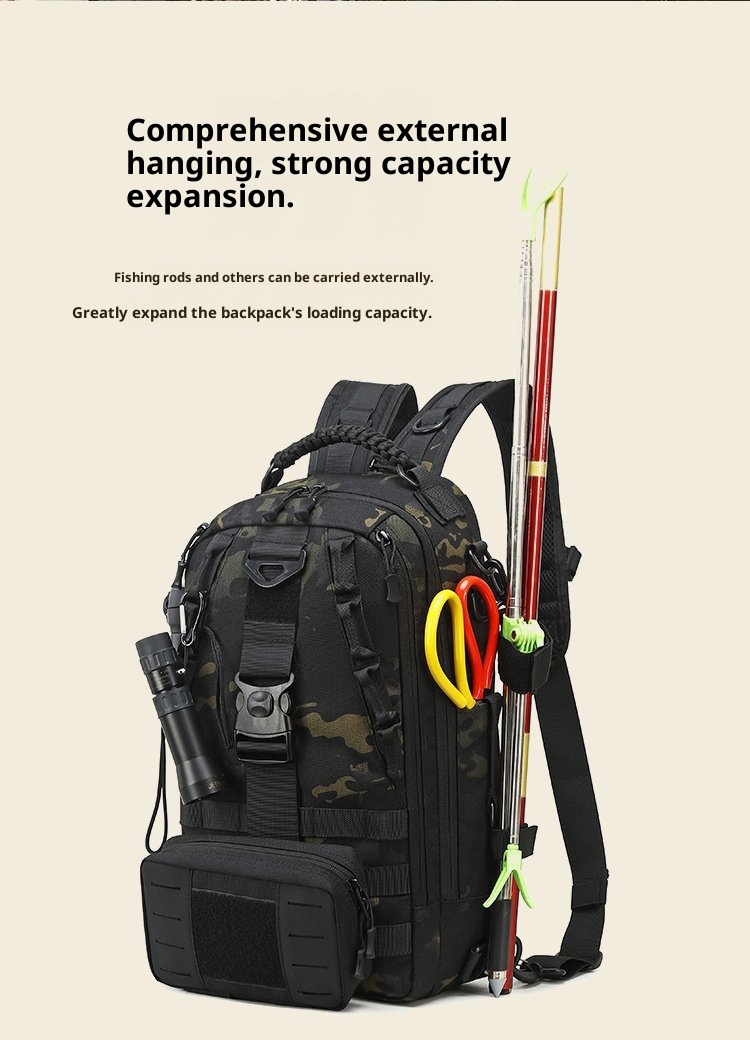 ActiveGo Lure Backpack Large Capacity Tactical Men's Outdoor Travel Mountaineering Cycling Sports Single And Double Shoulder_voghion.com
