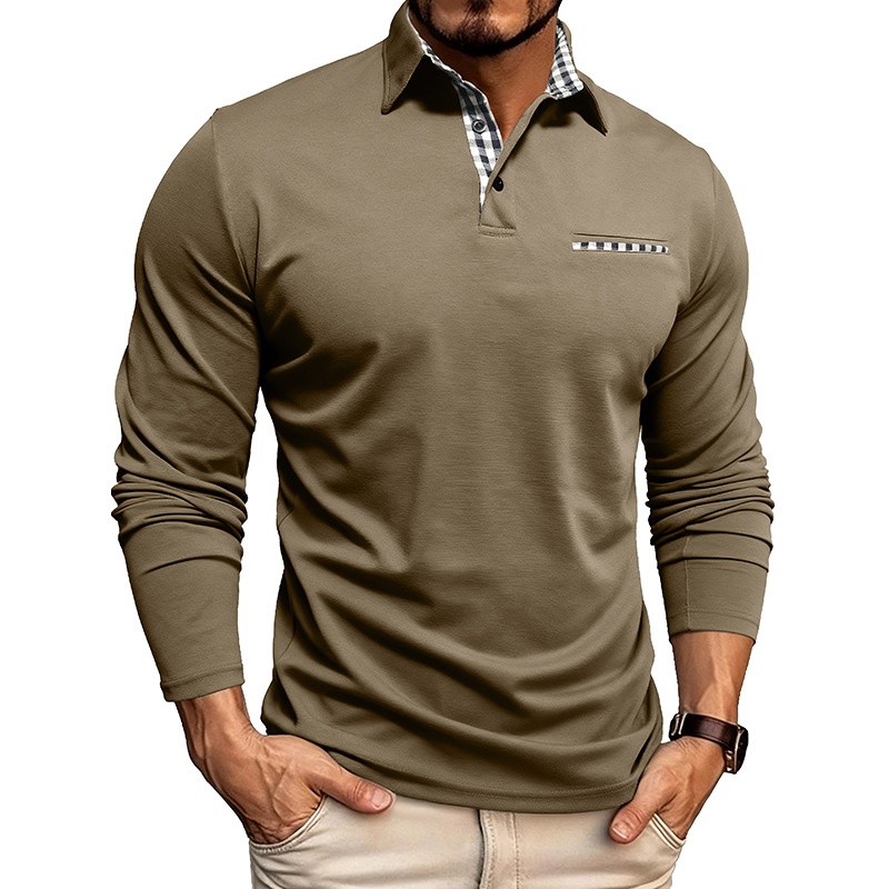 Camiseta polo transpirable y fresca para hombre, nueva colección otoño-invierno 2025, estilo europeo y americano, para comercio exterior._voghion.com