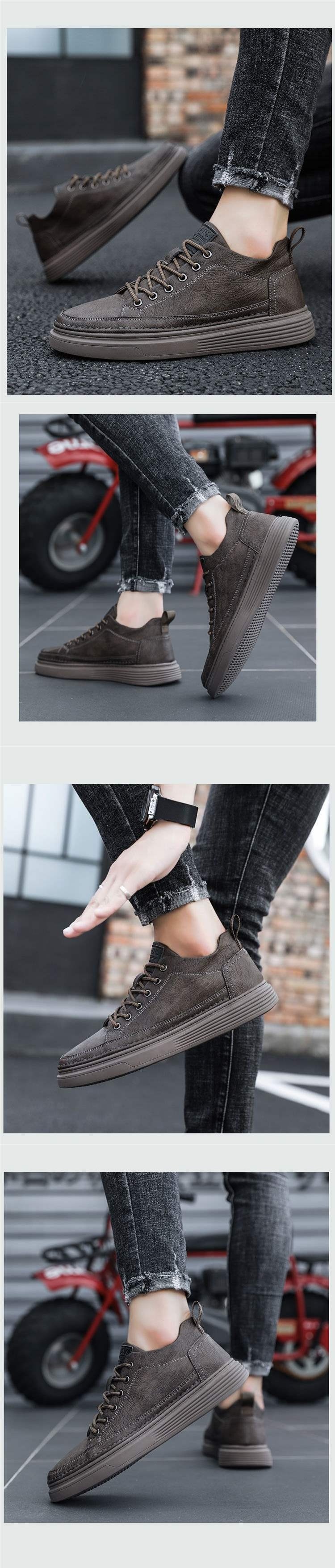 Chaussures de sécurité de travail ShoeVault Été 2025 pour hommes, imperméables, antidérapantes et décontractées, en cuir noir pur. Collection cuisine 2025._voghion.com