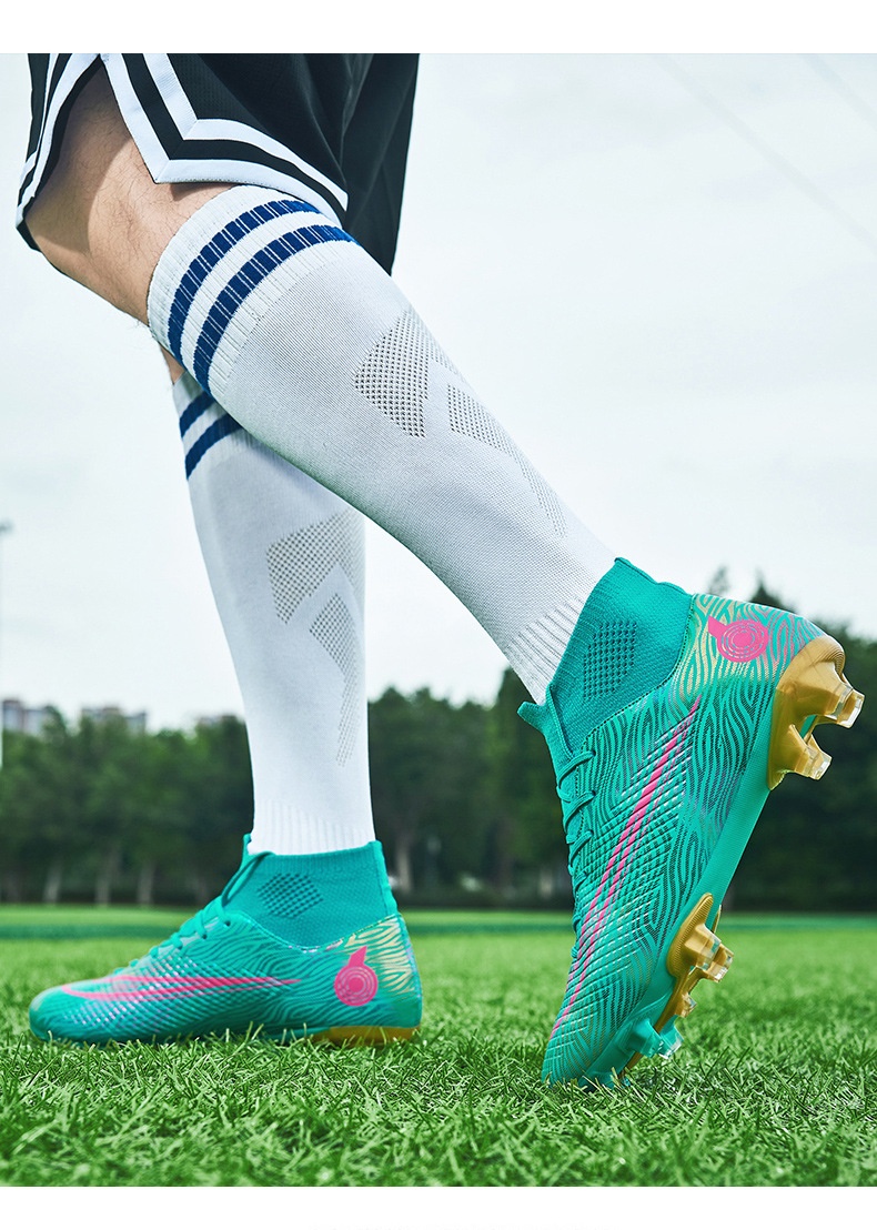 ShoeGlobe Cross-Border Wholesale New Football For Men And Women Students AG Long Cristiano Ronaldo Messi TF Broken Spikes_voghion.com