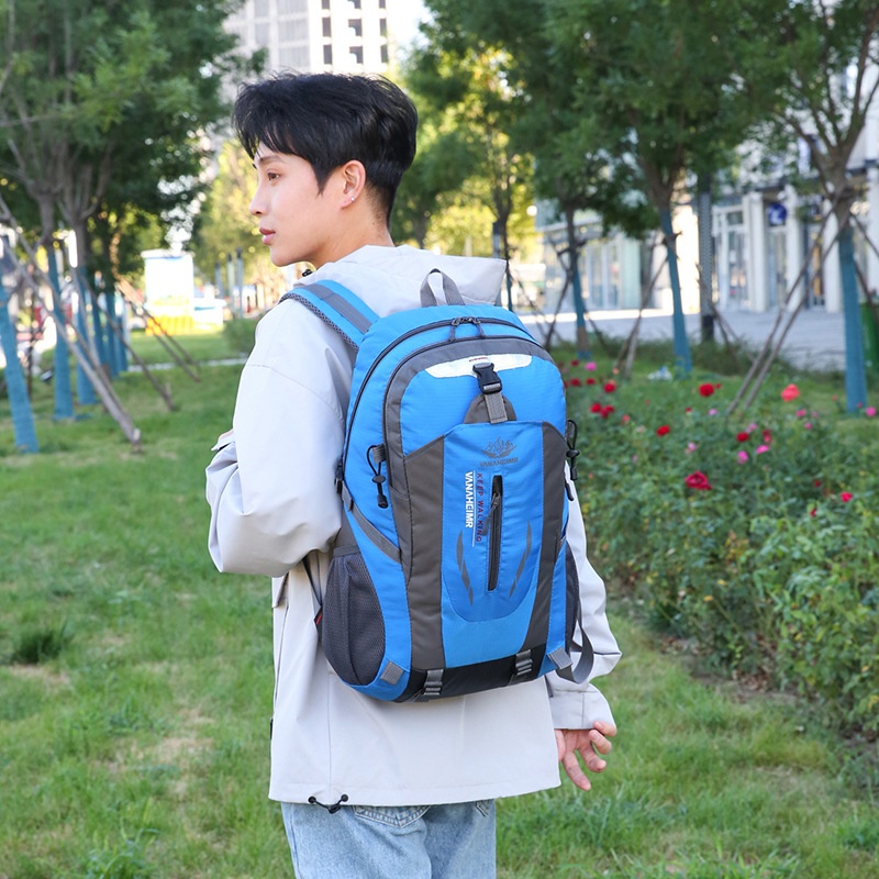 Sac à dos de randonnée ActiveGo Outdoor, respirant et imperméable, grande capacité, idéal pour le camping et les pique-niques, pour homme. Sac à dos de sport décontracté._voghion.com