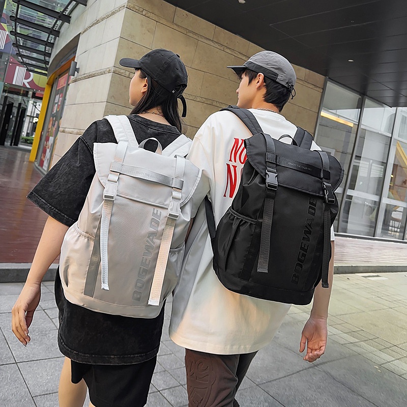ActiveGo Men's Hong Kong Style Large Capacity High School College Student Fashion Sports Travel Bag Hiking Backpack_voghion.com