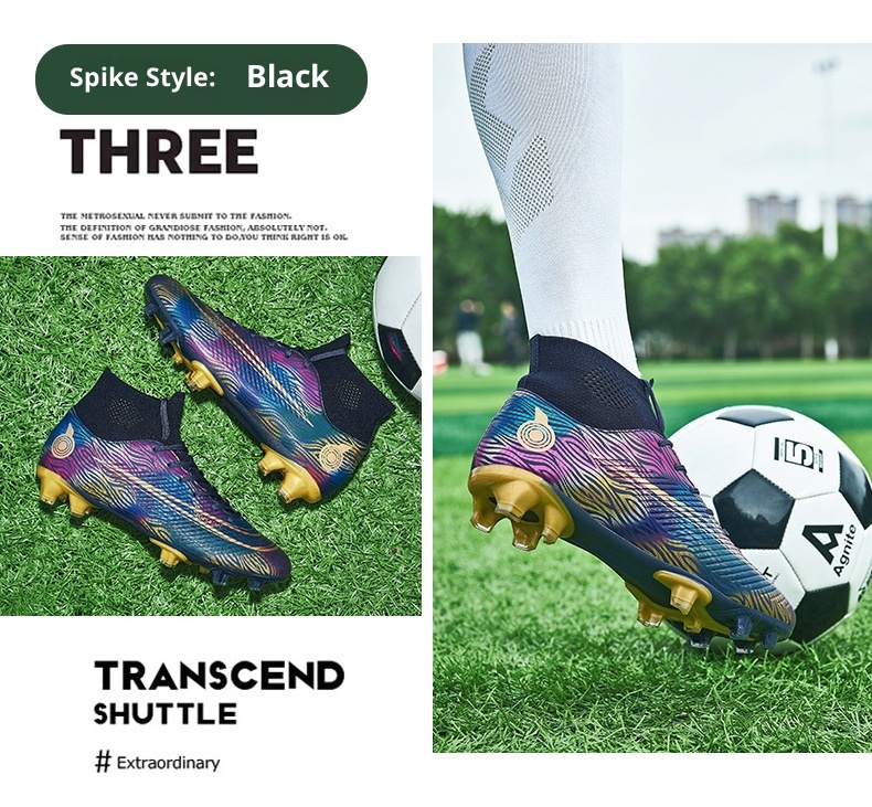 ShoeGlobe Cross-Border Wholesale New Football For Men And Women Students AG Long Cristiano Ronaldo Messi TF Broken Spikes_voghion.com