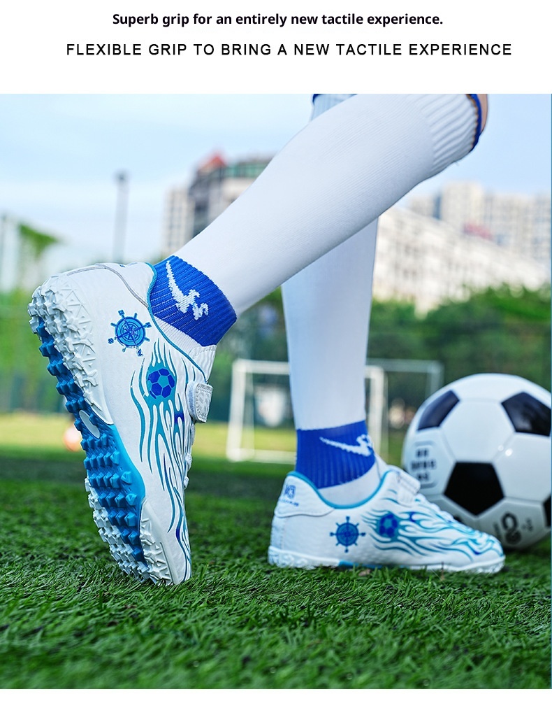ShoeGlobe Cross-Border Children's Boys Girls Elementary School Kindergarten Parent-Child TF Turf Artificial Grass AG Cleats_voghion.com