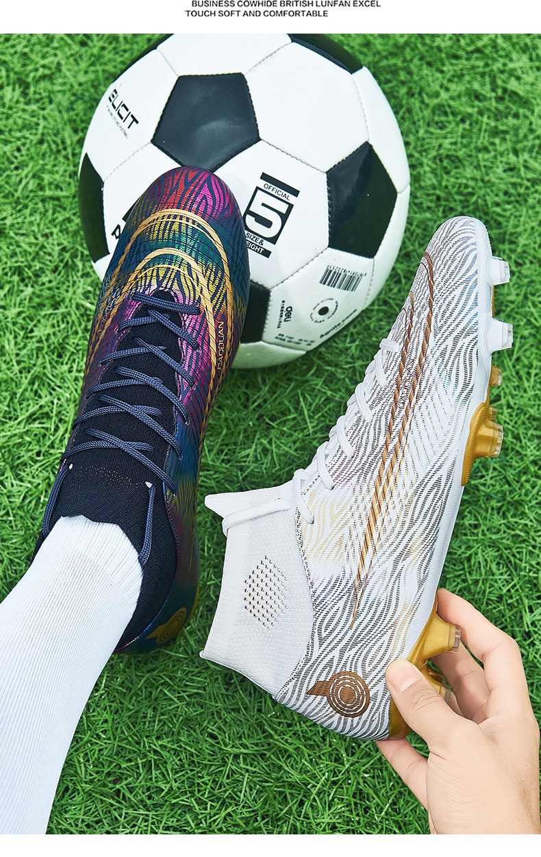 ShoeGlobe Cross-Border Wholesale New Football For Men And Women Students AG Long Cristiano Ronaldo Messi TF Broken Spikes_voghion.com