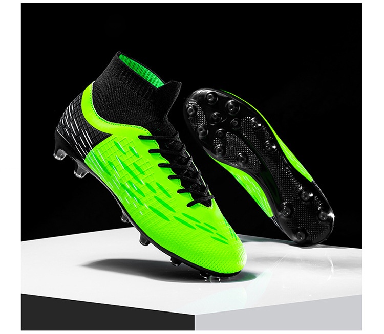 ShoeGlobe Autumn Binbin Bird Factory Direct Sales Long Spikes High Top Breathable Sports Training Shoes For Men And Women Football_voghion.com