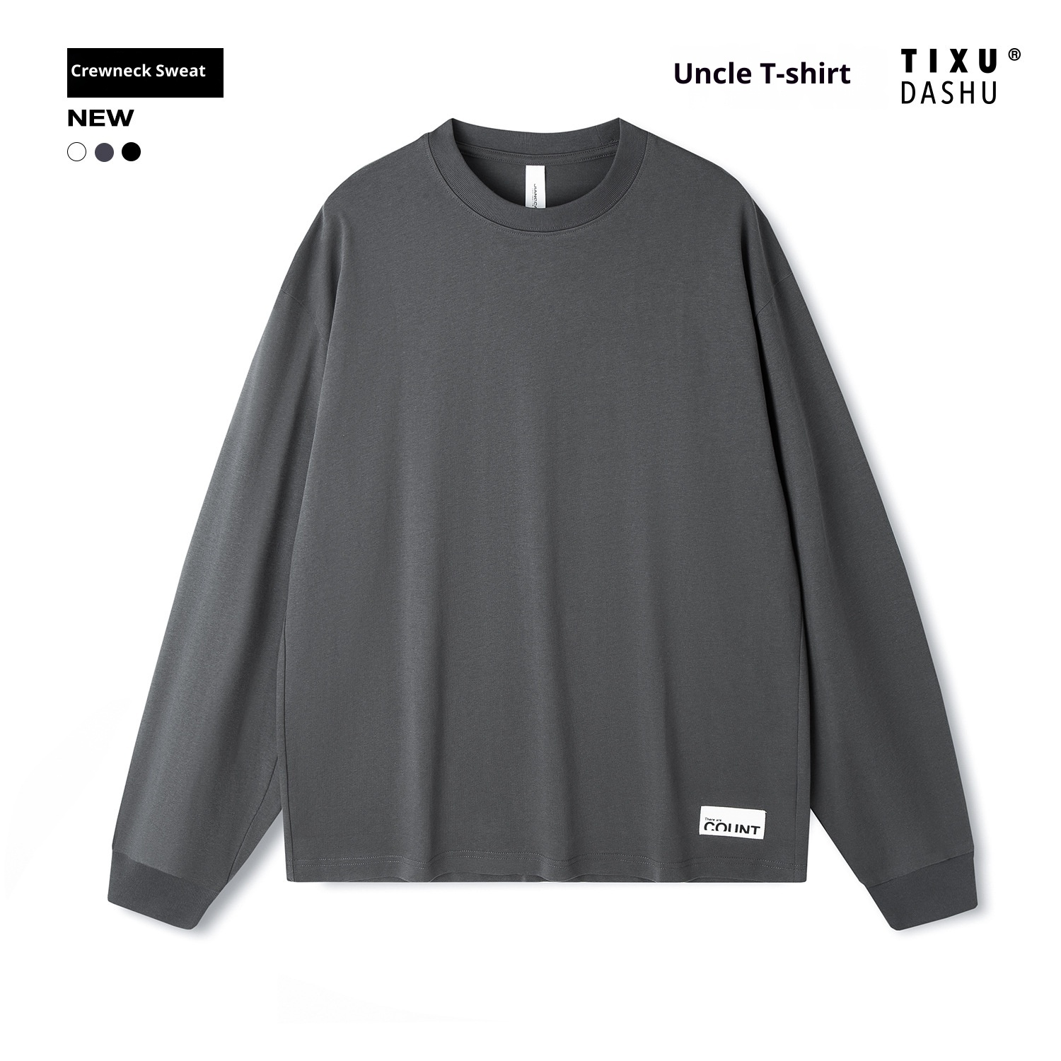 boy Vintage Pure Cotton Style Long Sleeve T-Shirt For Men 260 Trendy Brand Crew Neck Sweatshirt Fit 260g European And_voghion.com